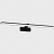 Kinkiet SPLASH BLACK 80cm 16W LED ML5723 Milagro