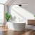 Kinkiet SPLASH BLACK 100cm 21W LED ML5725 Milagro