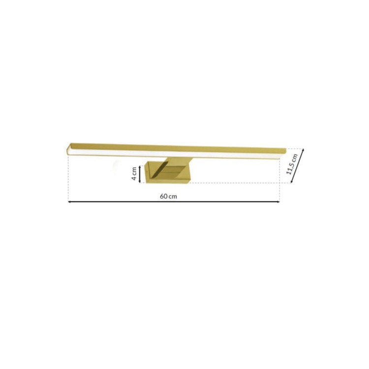 Kinkiet SHINE GOLD 60cm 13,8W LED ML5734 Milagro
