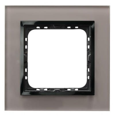 Ramka pojedyncza Prestige Szare Szkło 4mm R-1YGC/41/25 Impresja OSPEL 1-pojedyncza szklana szara