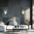 Lampa ścienna Kinkiet ASPEN CHROME 2xE14 ML5995 Milagro 2x E14 nowoczesna oprawa oświetleniowa okrągła kryształy kryształ szkło chrom podwójny Inspiracje Premium