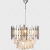 Lampa sufitowa wisząca żyrandol ASPEN CHROME 6xE14 ML5996 Milagro 6x E14 45cm nowoczesna oprawa oświetleniowa okrągła kryształy kryształ chrom zwis Inspiracje Premium