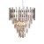Lampa sufitowa wisząca żyrandol ASPEN II CHROME 9xE14 ML5997 Milagro 9x E14 45cm nowoczesna oprawa oświetleniowa okrągła kryształy kryształ chrom zwis Inspiracje Premium
