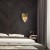 Lampa ścienna Kinkiet ASPEN GOLD 2xE14 ML5998 Milagro 2x E14 nowoczesna oprawa oświetleniowa okrągła kryształy kryształ szkło złoty złota podwójny Inspiracje Premium