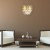 Lampa sufitowa wisząca żyrandol ASPEN GOLD 6xE14 ML5999 Milagro 6x E14 45cm nowoczesna oprawa oświetleniowa okrągła kryształy kryształ złoty złota zwis Inspiracje Premium