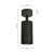 Spot Mica Czarny 1xGU10 ML6088 Milagro
