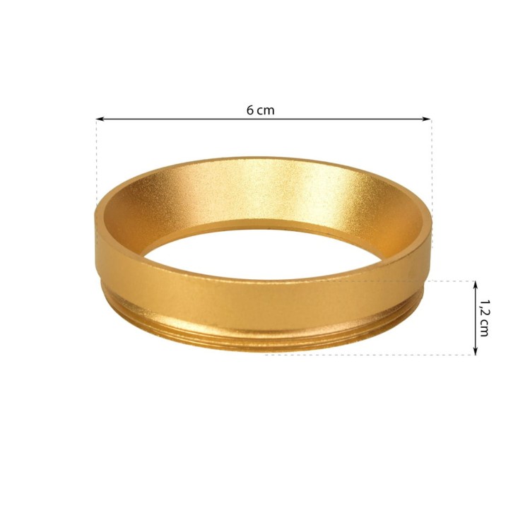 Złoty ring do lamp MICA ML6094 Milagro
