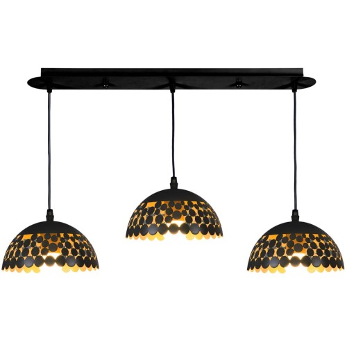Lampa wisząca LISA BLACK 3xE27 ML6136 Milagro