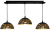 Lampa wisząca LISA BLACK 3xE27 ML6136 Milagro