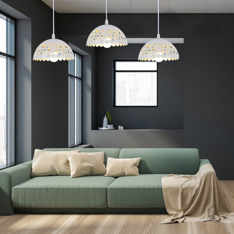 Lampa wisząca LISA WHITE 3xE27 ML6139 Milagro