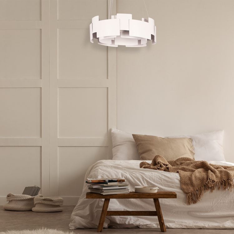 Lampa wisząca TORINO WHITE 24W LED ML6140 Milagro