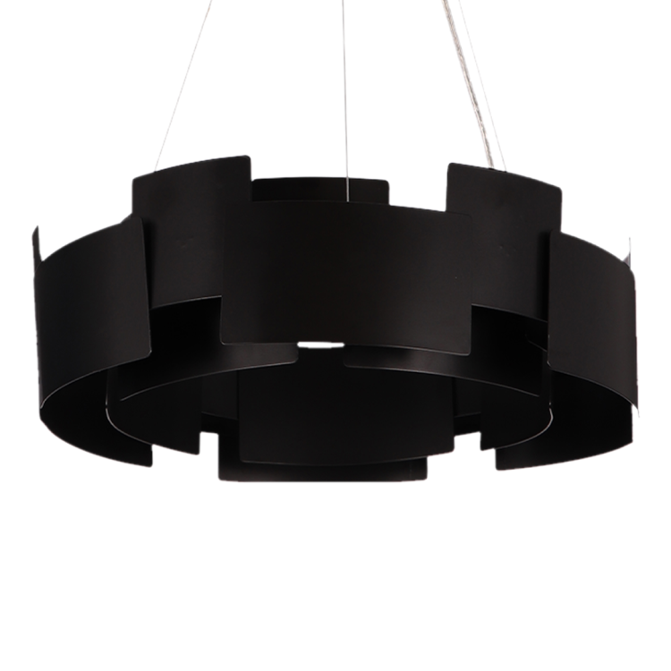 Lampa wisząca TORINO BLACK 24W LED ML6141 Milagro