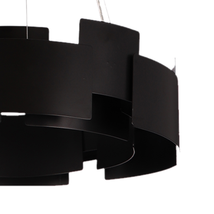 Lampa wisząca TORINO BLACK 24W LED ML6141 Milagro