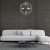 Lampa sufitowa wisząca fale Industrialna Loft COPERNICUS CHROME 260W LED ML6149 Milagro 3000K 85cm nowoczesna oprawa oświetleniowa wyginana metal żyrandol chrom zwis Inspiracje Premium