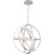 Lampa sufitowa wisząca fale Industrialna Loft COPERNICUS CHROME 260W LED ML6149 Milagro 3000K 85cm nowoczesna oprawa oświetleniowa wyginana metal żyrandol biały biała zwis Inspiracje Premium