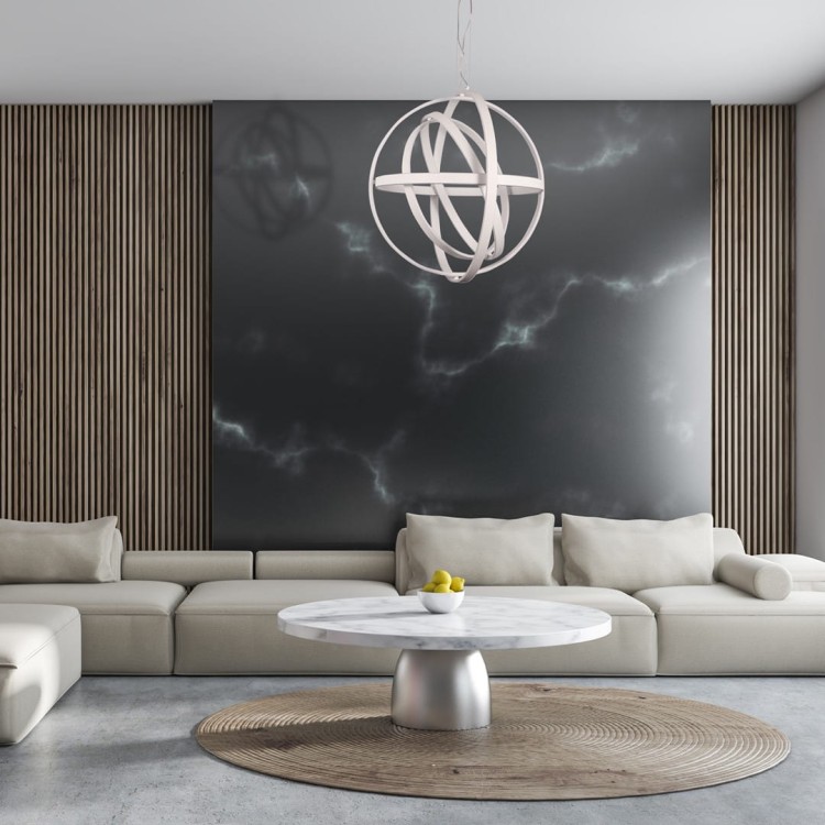 Lampa sufitowa wisząca fale Industrialna Loft COPERNICUS CHROME 260W LED ML6149 Milagro 3000K 85cm nowoczesna oprawa oświetleniowa wyginana metal żyrandol biały biała zwis Inspiracje Premium