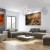 Lampa sufitowa wisząca fale Industrialna Loft COPERNICUS CHROME 260W LED ML6149 Milagro 3000K 85cm nowoczesna oprawa oświetleniowa wyginana metal żyrandol biały biała zwis Inspiracje Premium
