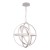 Lampa sufitowa wisząca fale Industrialna Loft COPERNICUS WHITE 180W LED ML6154 Milagro 3000K 60cm nowoczesna oprawa oświetleniowa wyginana metal żyrandol biały biała zwis Inspiracje Premium