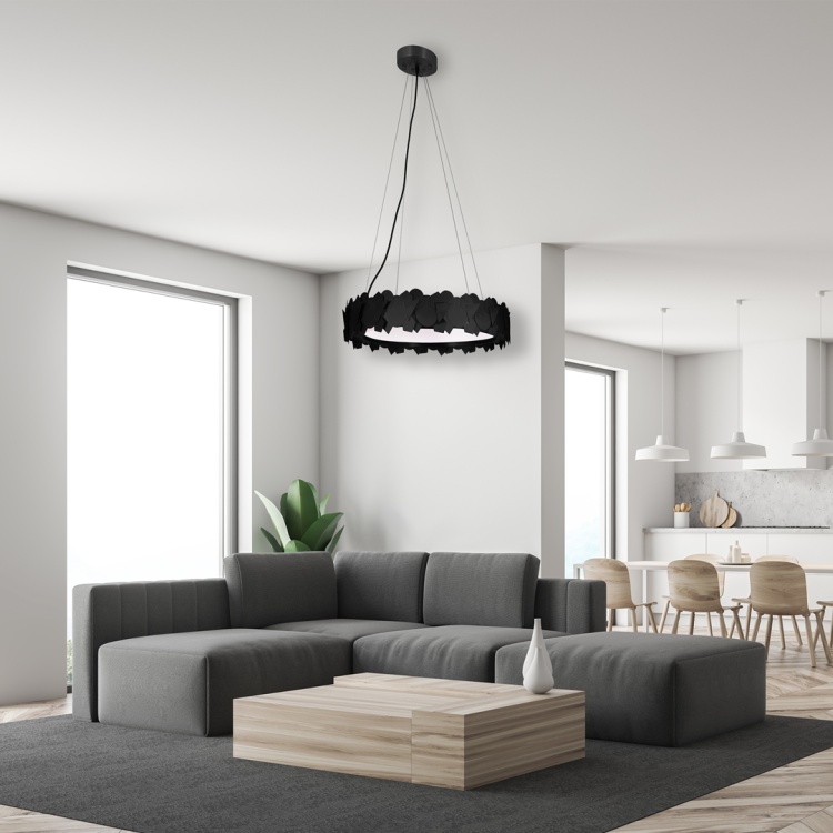 Lampa wisząca SOHO BLACK 24W LED ML6157 Milagro