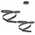 Lampa wisząca ANDROMEDA BLACK 100W LED ML6160 Milagro