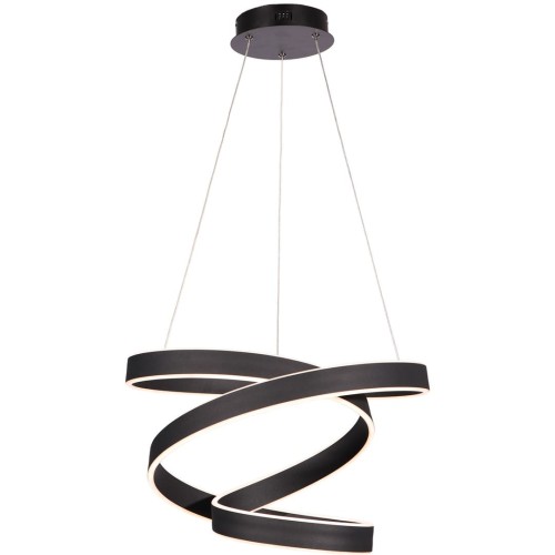 Lampa wisząca ANDROMEDA BLACK 100W LED ML6160 Milagro