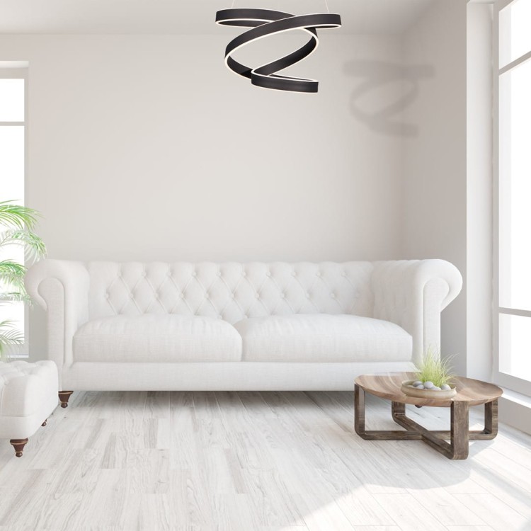 Lampa wisząca ANDROMEDA BLACK 100W LED ML6160 Milagro