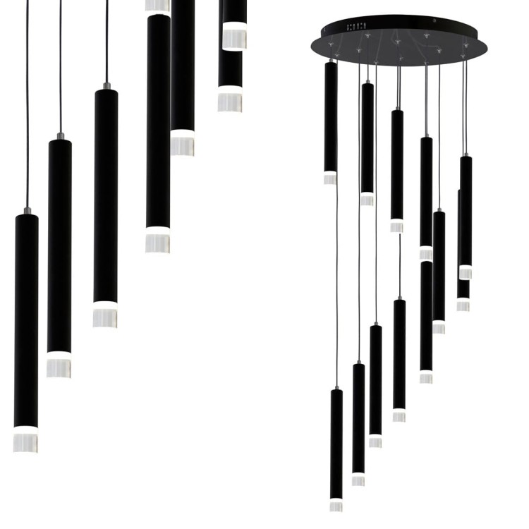 Lampa wisząca CARBON 12W LED ML6161 Milagro