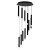 Lampa wisząca CARBON 12W LED ML6161 Milagro