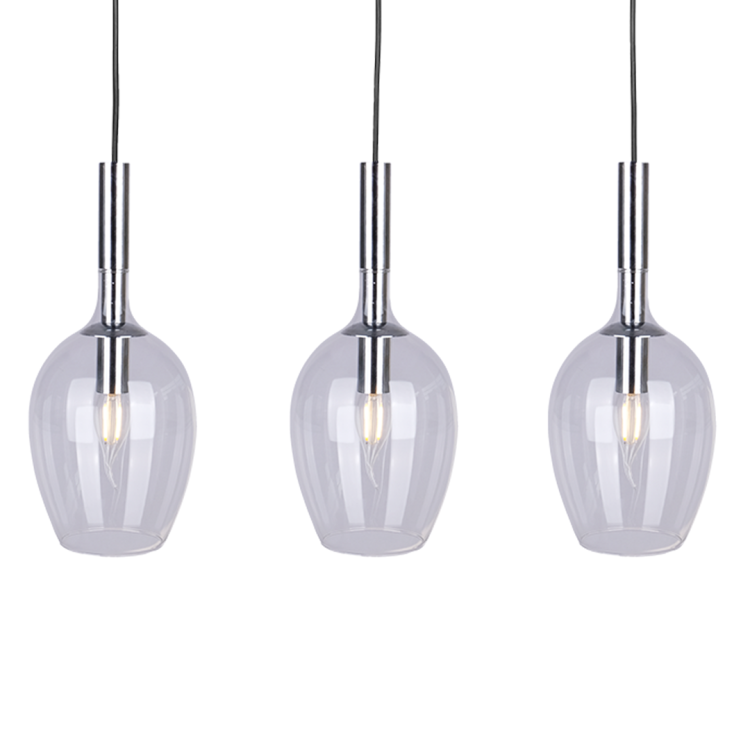 Lampa wisząca TANGO CLEAR 3xE14 ML6164 Milagro