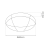 Plafon BOB 40W LED O490 mm ML6174 Milagro