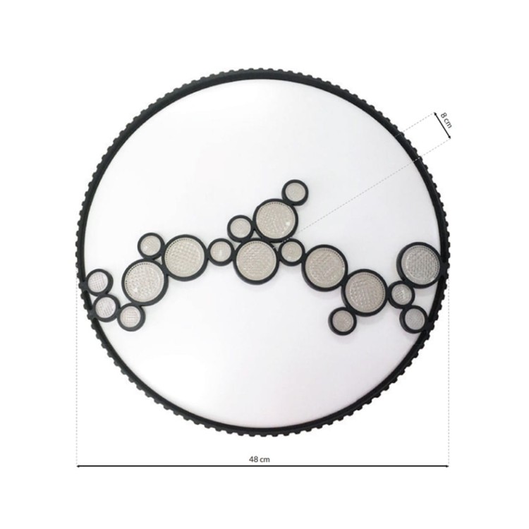Plafon LENA 40W LED O480 mm ML6176 Milagro