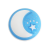 Plafon NOTE BLUE 45W LED O480 mm ML6183 Milagro