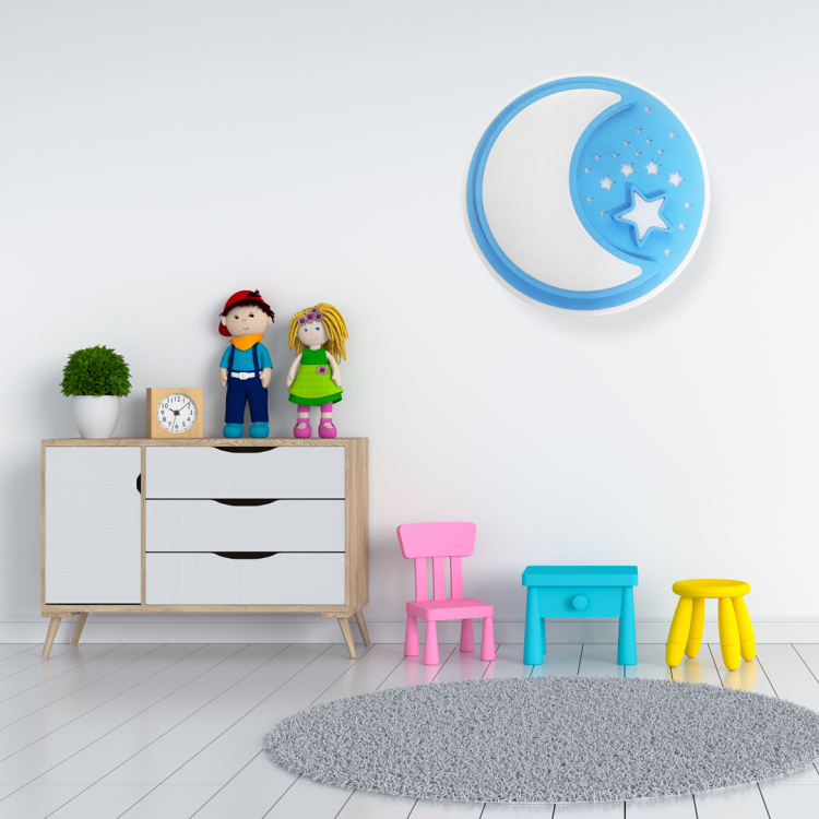 Plafon NOTE BLUE 45W LED O480 mm ML6183 Milagro