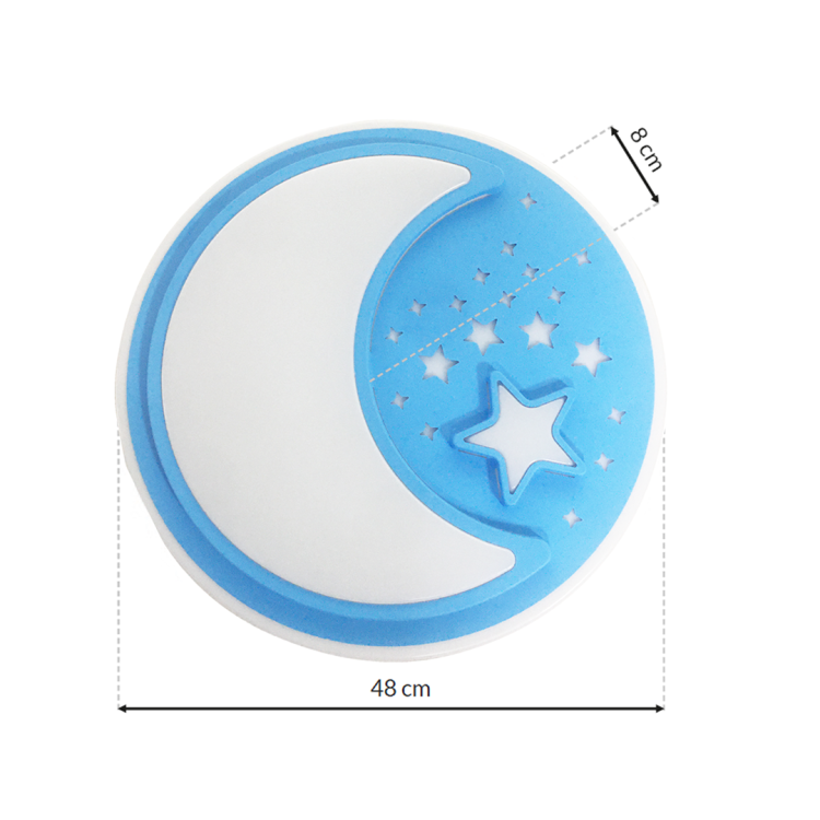 Plafon NOTE BLUE 45W LED O480 mm ML6183 Milagro