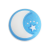 Plafon NOTE BLUE 45W LED O480 mm ML6183 Milagro