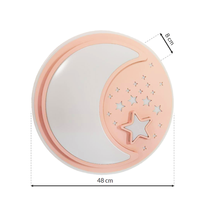 Plafon NOTE PINK 45W LED O480 mm ML6184 Milagro