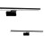 Kinkiet SHINE BLACK 80cm 15W LED ML6336 Milagro
