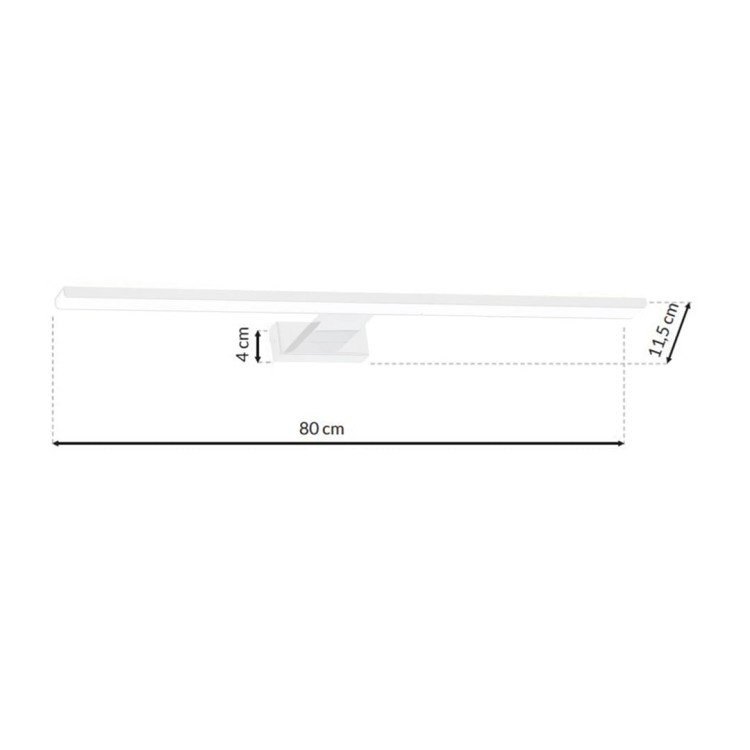 Kinkiet SHINE WHITE 80cm 15W LED ML6337 Milagro