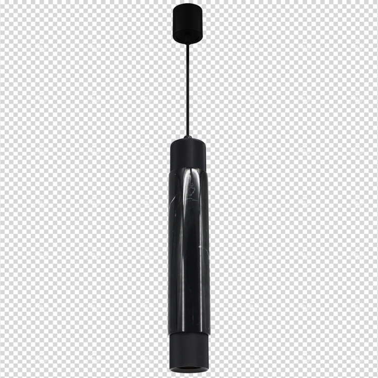 Lampa wisząca MARBLE BLACK 1xGU10 ML6339 Milagro