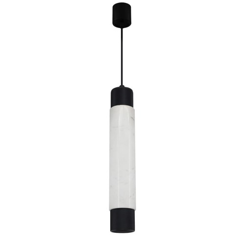 Lampa wisząca MARBLE WHITE/BLACK 1xGU10 ML6341 Milagro