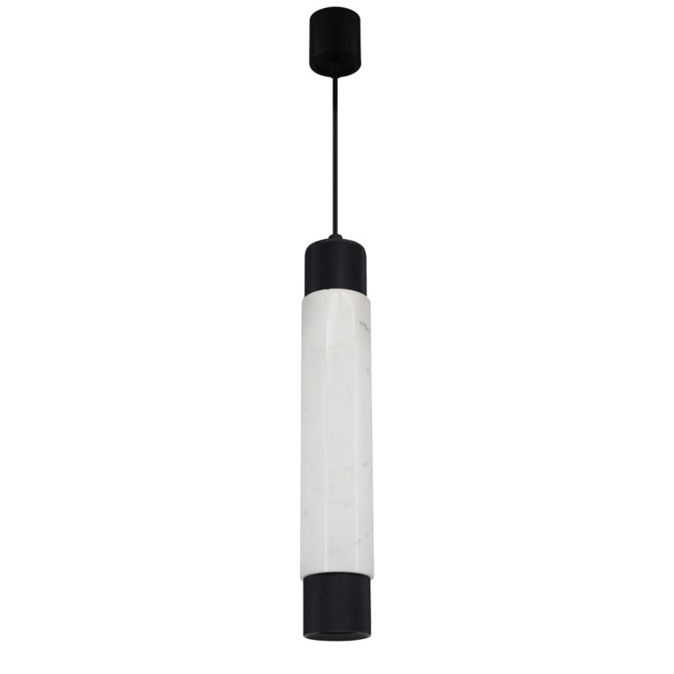 Lampa wisząca MARBLE WHITE/BLACK 1xGU10 ML6341 Milagro
