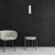 Lampa wisząca MARBLE WHITE/BLACK 1xGU10 ML6341 Milagro