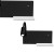 Lampa nocna z półką SHELF BLACK LED 4W+5W+2W ML6344 Milagro