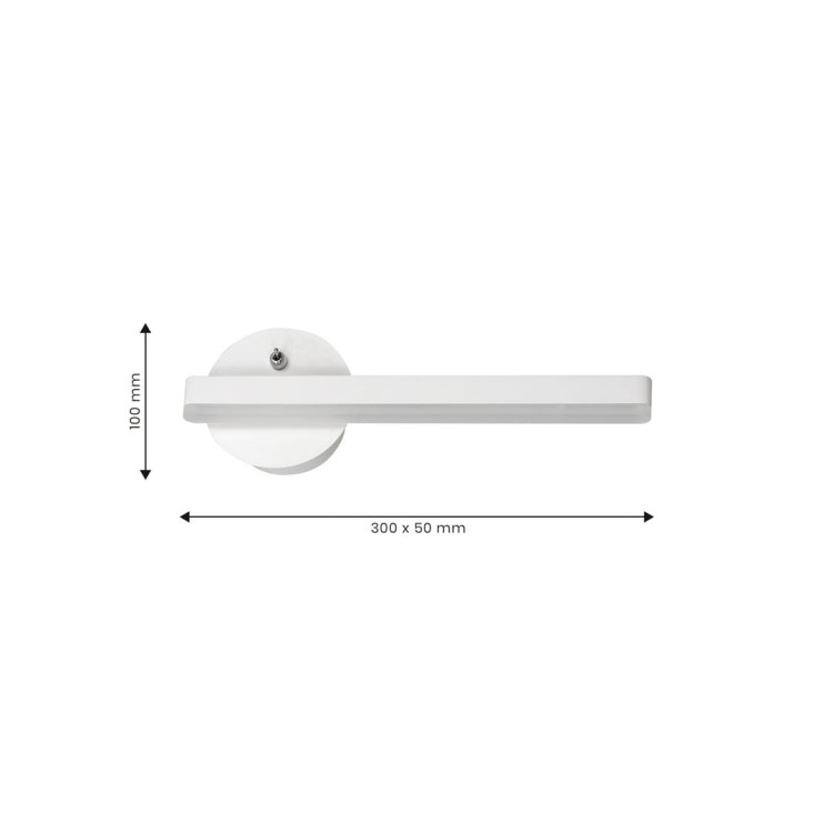 Kinkiet SYDNEY 6W LED WHITE prawy ML6347 Milagro