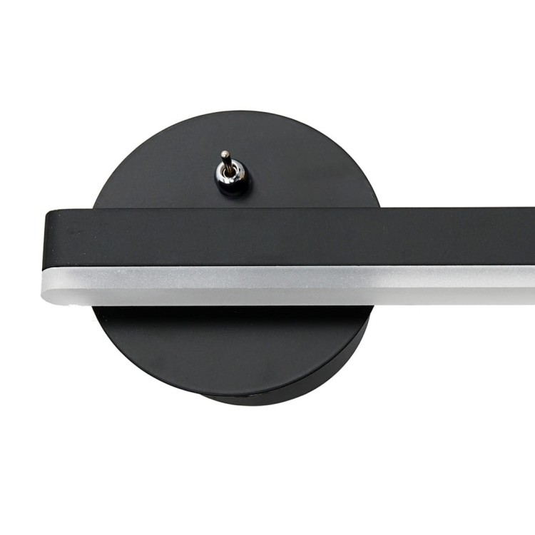 Kinkiet SYDNEY 6W LED BLACK prawy ML6348 Milagro