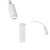 Lampka nocna BASE 8W+2W WHITE ML6349 Milagro