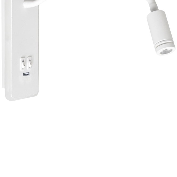 Lampka nocna BASE 8W+2W WHITE ML6349 Milagro