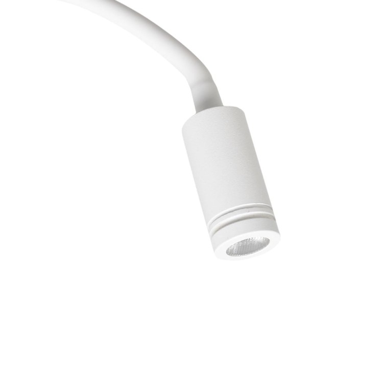 Lampka nocna BASE 8W+2W WHITE ML6349 Milagro