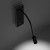 Lampka nocna BASE 8W+2W BLACK ML63500 Milagro