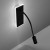 Lampka nocna BASE 8W+2W BLACK ML63500 Milagro